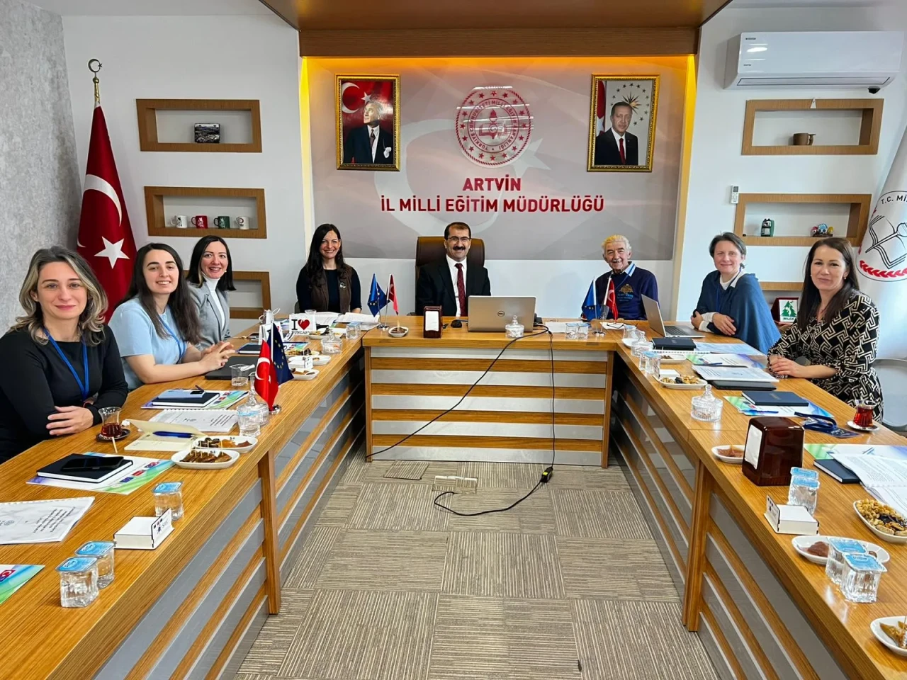 Artvin’de Erasmus+ VLAIT Proje Ortaklarına 'Hoş Geldiniz' Ziyareti