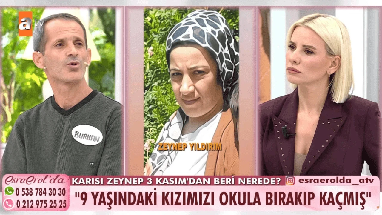 Esra Erol’da Burhan ve Zeynep Yıldırım Olayı: 5 Çocuğunu Terk Eden Eşin Ayrılışındaki Gizem Ne?
