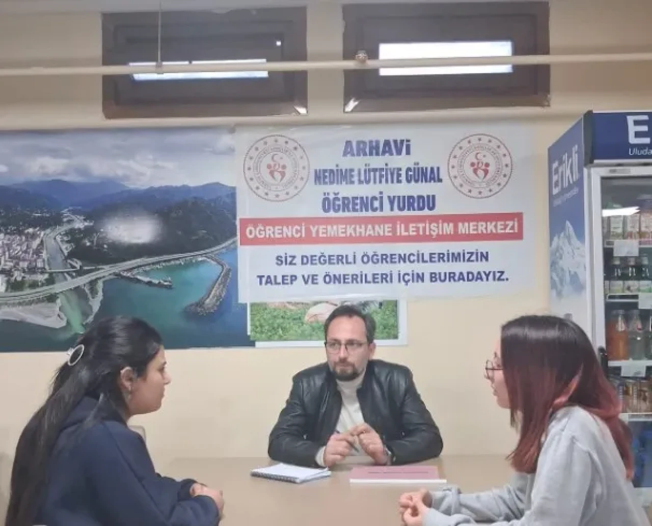 Arhavi Nedime Lütfiye Günal Yurdu’nda Yemekhane İletişim Toplantısı Düzenlendi