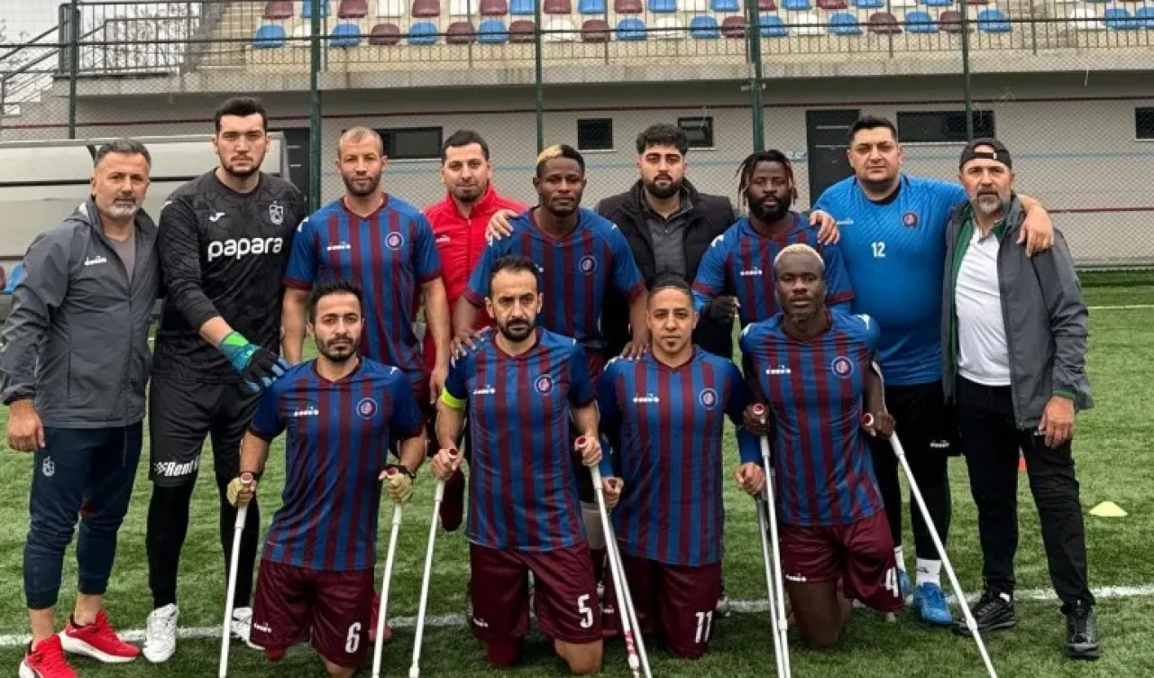 Trabzon Ampute Futbol Takımı sezona 4-1'lik galibiyetle başladı, şampiyonluk hedefliyor!
