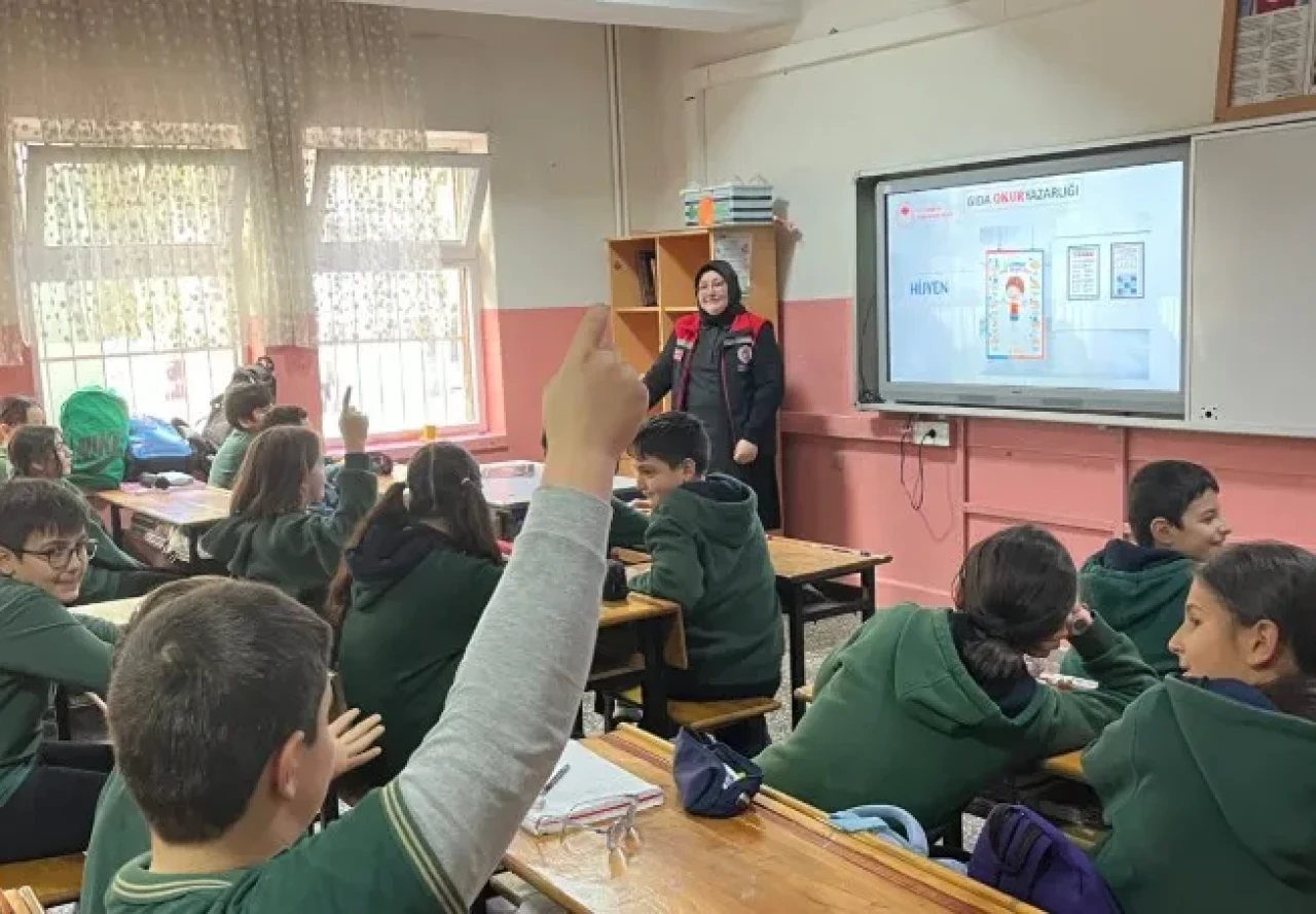 Çaykara'da Öğrencilere Gıda Okuryazarlığı Eğitimi Verildi