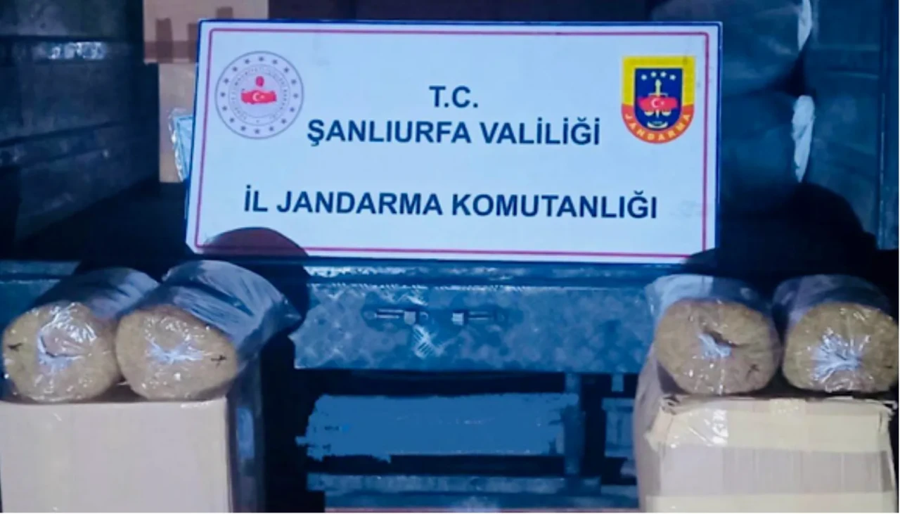 Siverek'te 3.2 ton kıyılmış tütün ele geçirildi, piyasa değeri 5,76 milyon lira!