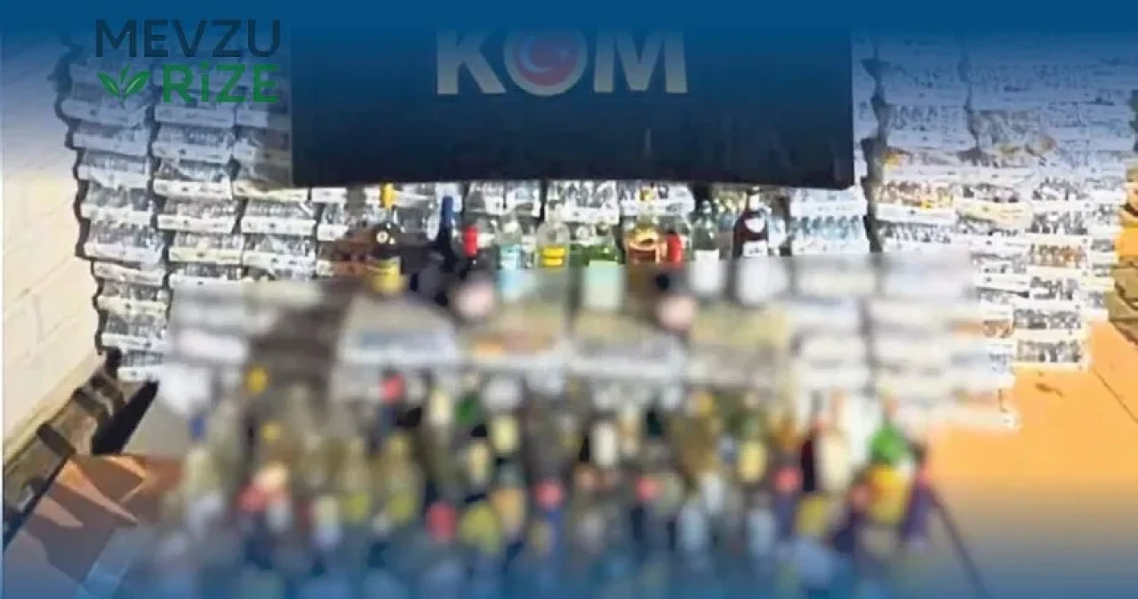 Rize dahil bütün illerde kaçak içki operasyonu düzenlendi