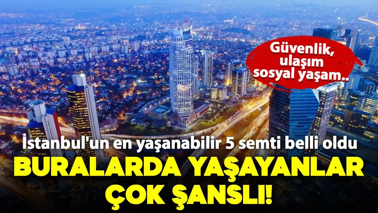 İstanbul'un En Sıcak Yaşam Alanları: En Yaşanabilir 5 Semt Açıklandı!