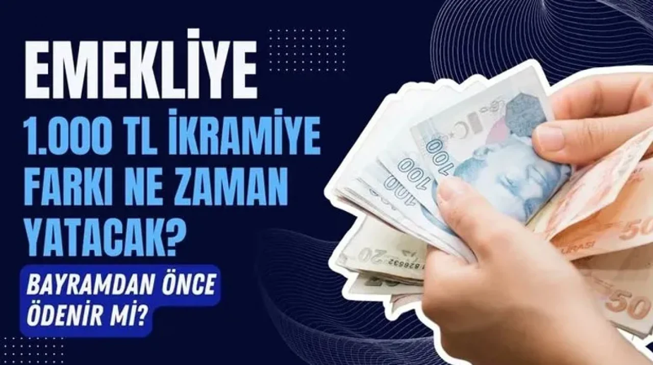 Emeklilerin bayram ikramiyesi 4.000 TL yerine 3.000 TL yattı, ek ödeme ne zaman yapılacak?