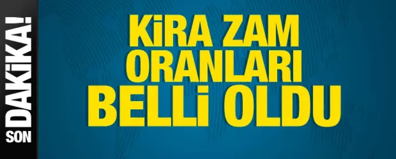 Nisan ayı kira artış oranı belli oldu