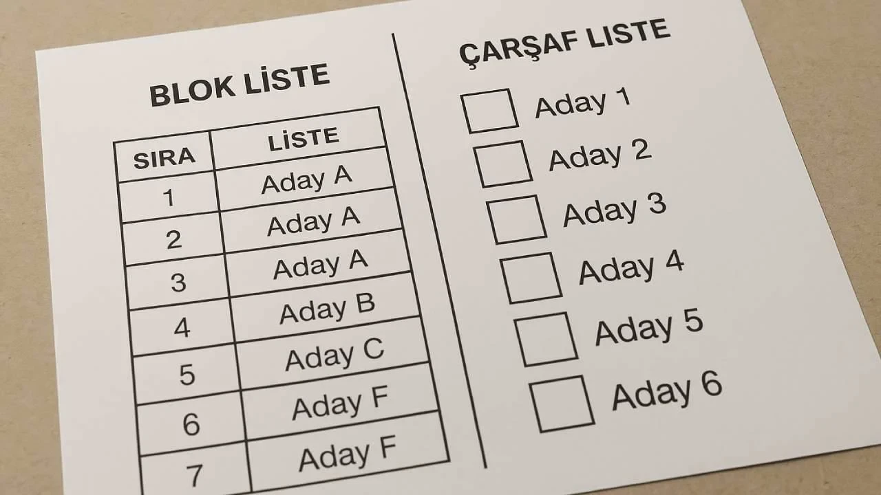 Seçim Sistemleri: Blok ve Çarşaf Liste Arasındaki Farklar ve Demokrasi Üzerindeki Etkileri