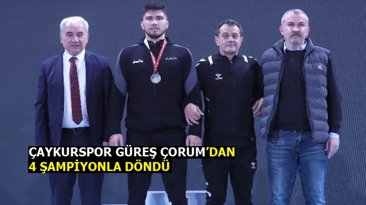 Çaykur Güreş Takımı Türkiye Üçüncüsü Oldu