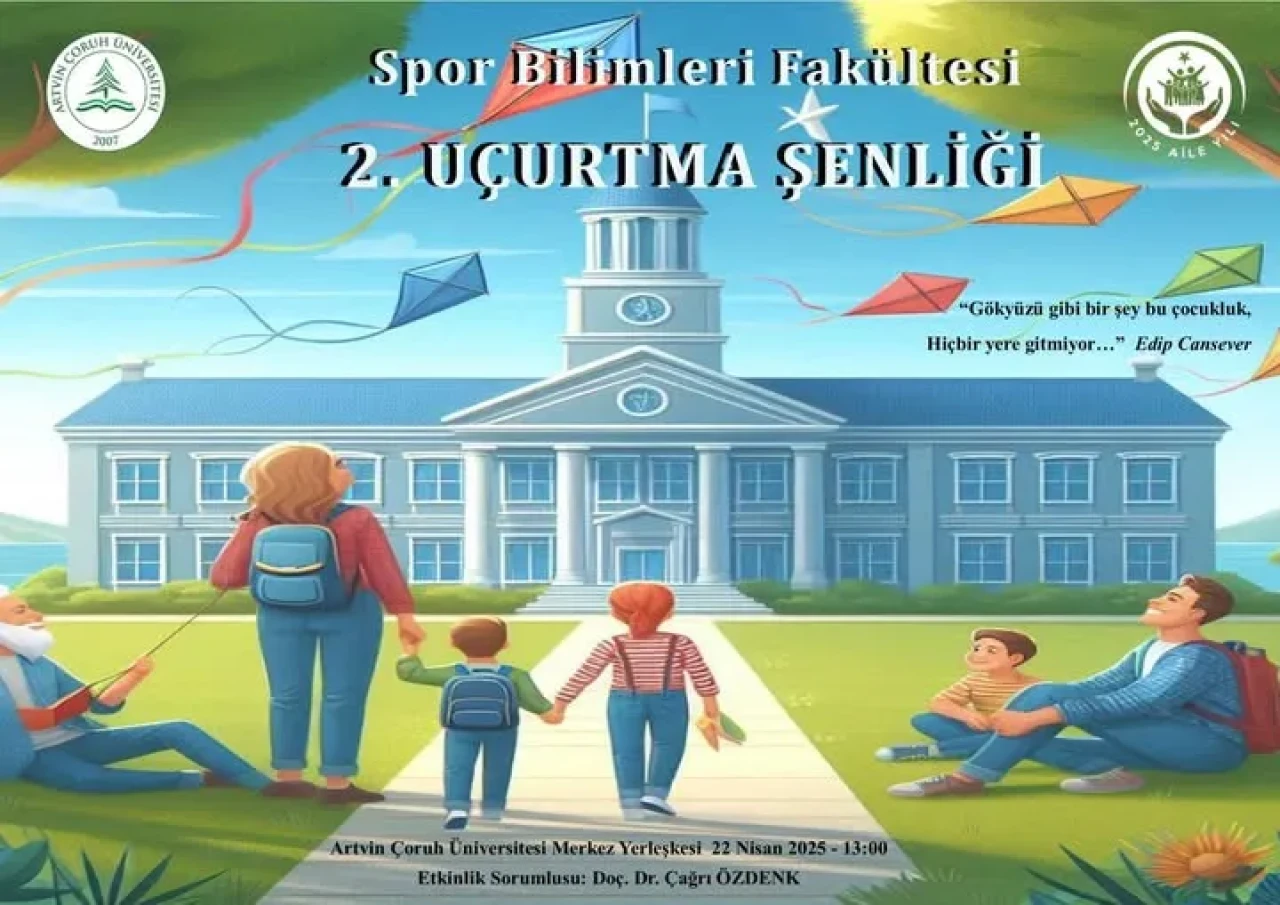 Artvin Çoruh Üniversitesi'nde Uçurtma Şenliği Kapılarını Açıyor!