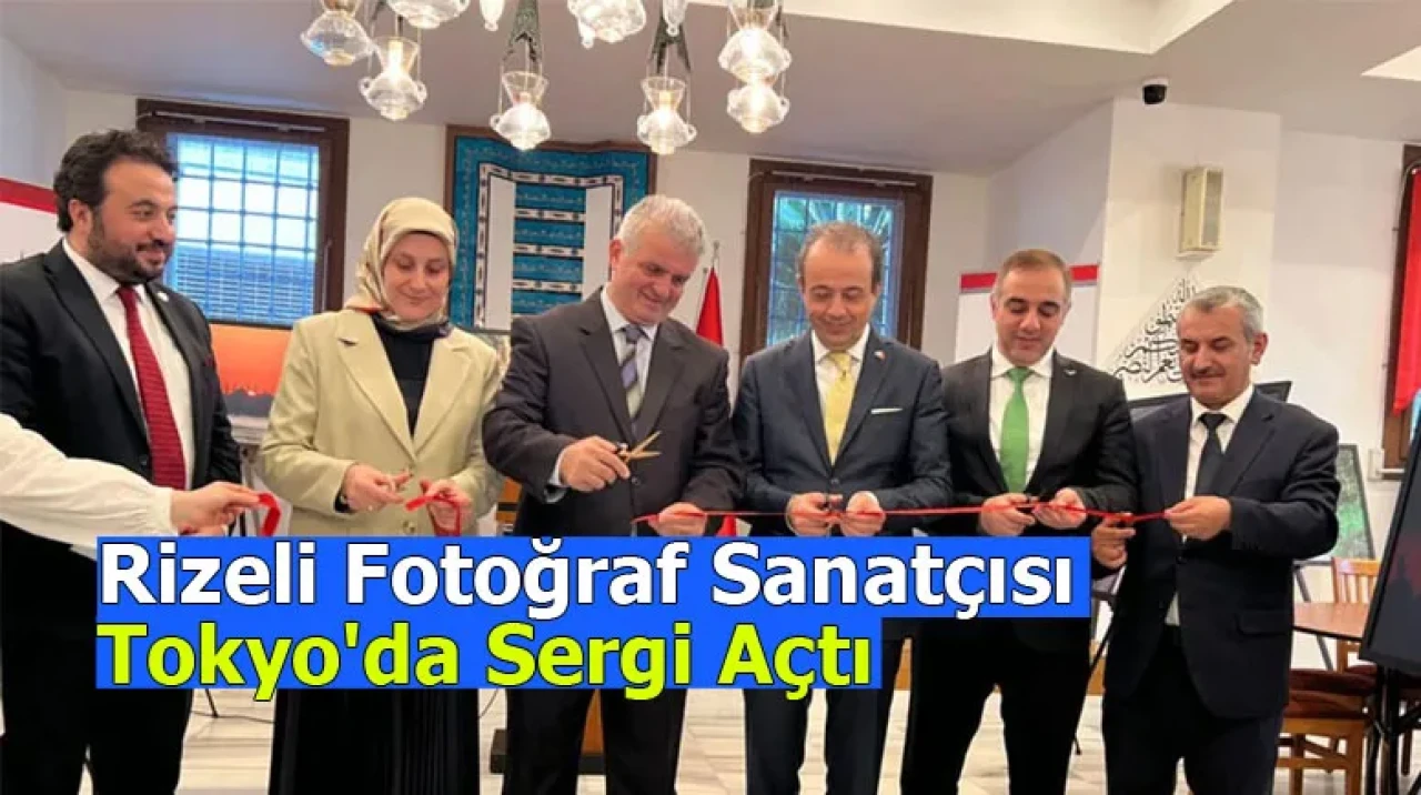 Rizeli fotoğraf sanatçısı Tokyo'da sergi açtı