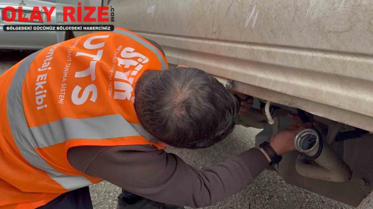 Rize'de Akaryakıt istasyonları ve taşıt sahiplerine UTTS uyarısı