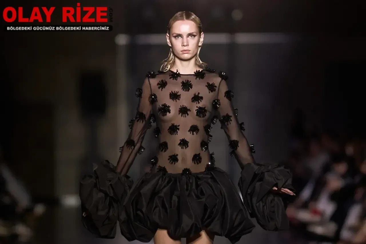 Baku Fashion Week'te siyah tonlarla zarafet ve el işçiliği buluştu