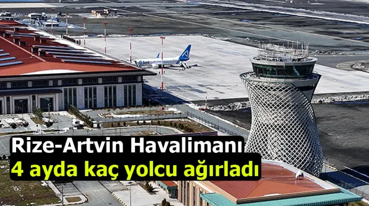 Rize-Artvin Havalimanı 4 ayda kaç yolcu ağırladı?