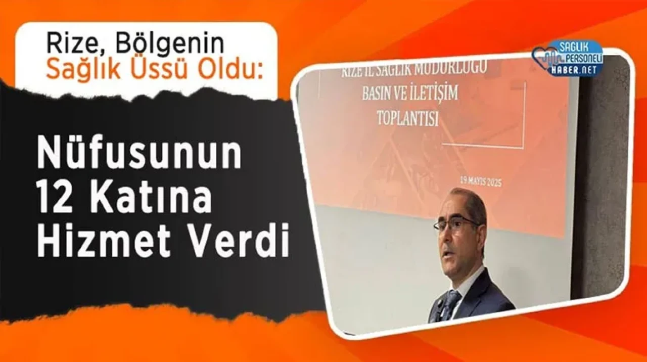 Rize, Bölgenin Sağlık Üssü Oldu: Nüfusunun 12 Katına Hizmet Verdi