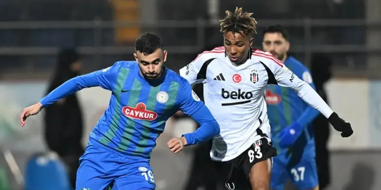 Çaykur Rizespor, Beşiktaş'a konuk oluyor: Mücadele saat 19.00'da Tüpraş Stadı'nda!