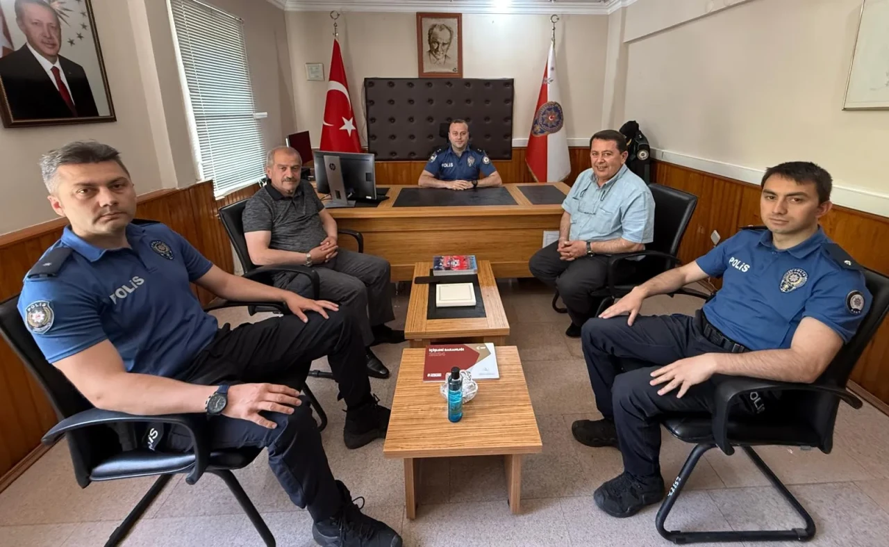 İspir Belediye Başkan Vekili’nden Yeni Emniyet Amirine Hayırlı Olsun Ziyareti