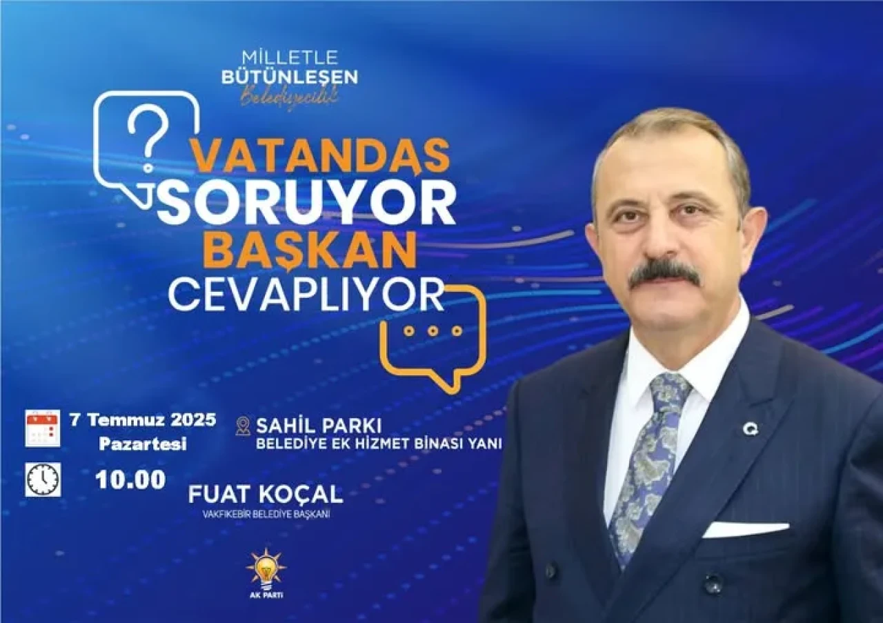 Vakfıkebir'de "Vatandaş Soruyor, Başkan Cevaplıyor" programı hava nedeniyle ertelendi
