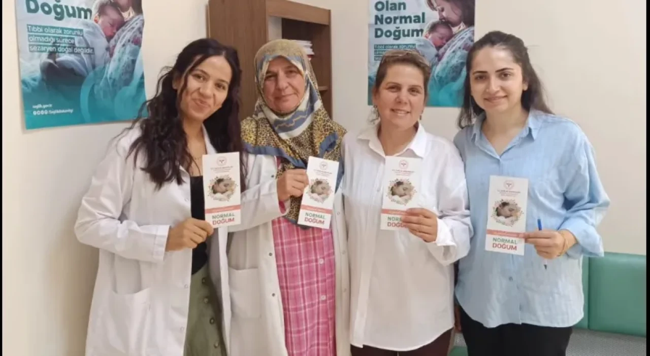 Van İl Sağlık Müdürlüğü, Normal Doğum Eylem Planı Kapsamında Farkındalık Çalışmalarını Sürdürüyor