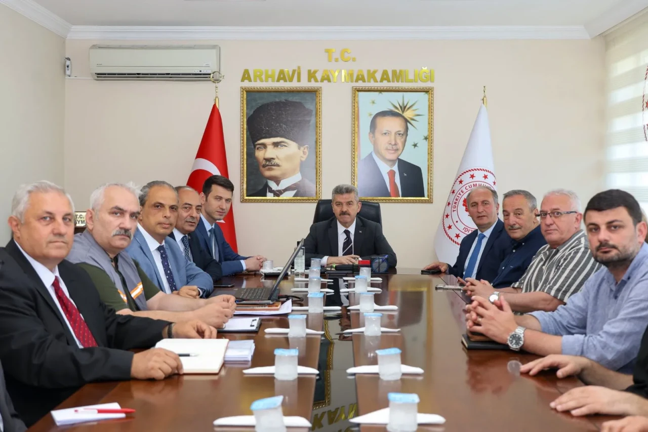 Arhavi Organize Sanayi Bölgesi için önemli toplantı yapıldı, gelecekteki planlar masaya yatırıldı