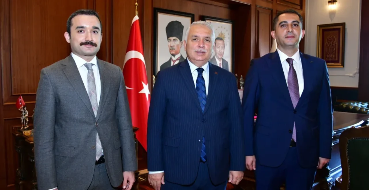 Vali Aziz Yıldırım'dan Yeni Atanan Kaymakamlara Hayırlı Olsun Ziyareti