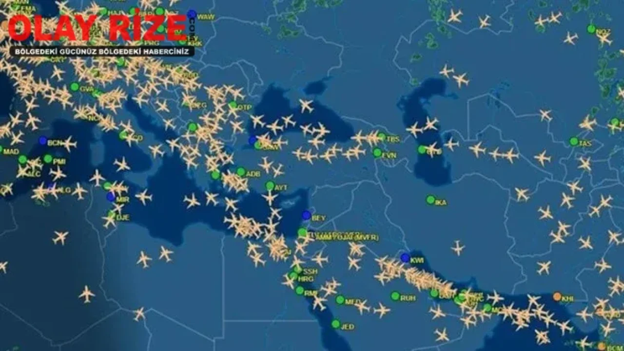 Orta Doğu'daki çatışmalar uçuş rotalarını değiştirdi, hava yolu şirketleri yeni güzergahlara yöneliyor.