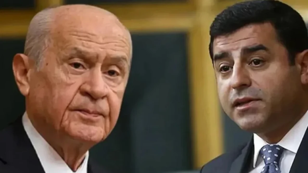 PKK'nın silahlarını bırakmasının ardından Bahçeli'den Demirtaş'a teşekkür telefonu