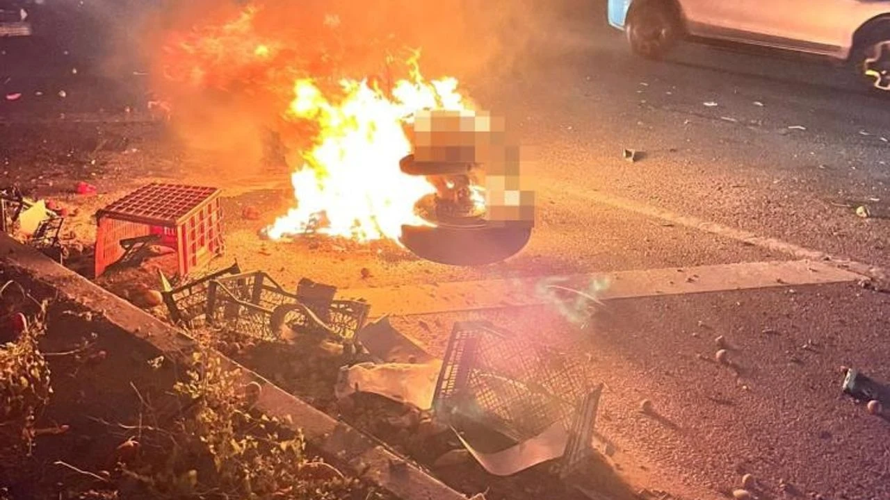 Kemalpaşa'da motosiklet kazası: Veli Kırtık alevler içinde hayatını kaybetti