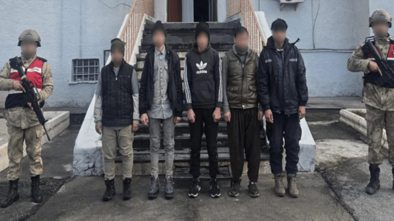 Bitlis'te 5 kaçak göçmen ve iki organizatör yakalandı, tutuklama gerçekleşti