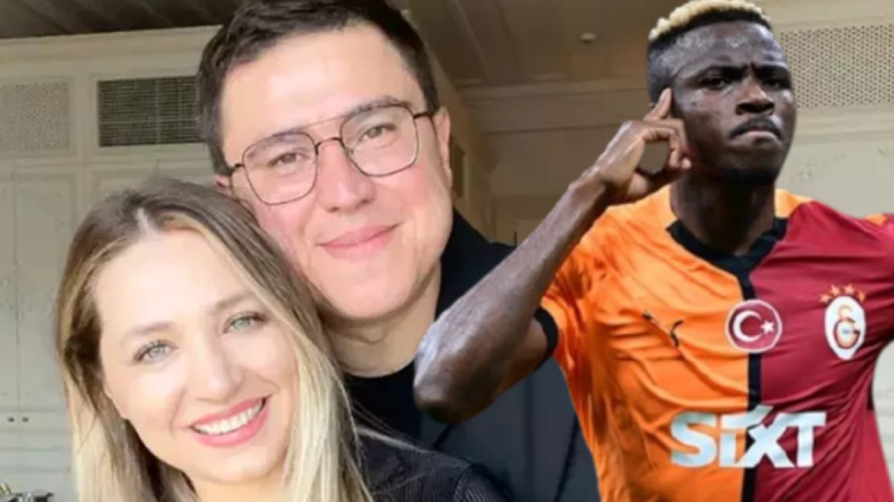 İbrahim Büyükak'ın Osimhen fısıldaması sosyal medyada gülüşmelere yol açtı