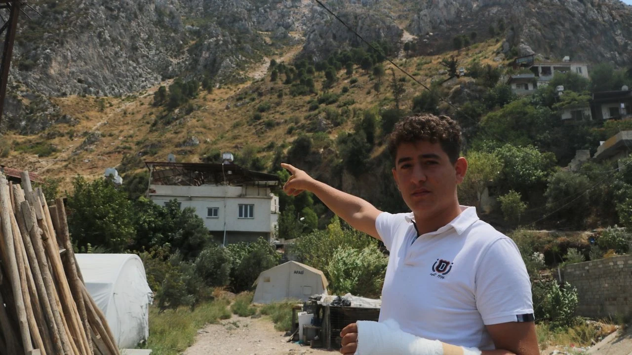 Hatay'da orman yangınına müdahale eden gencin yaralanması korkuttu