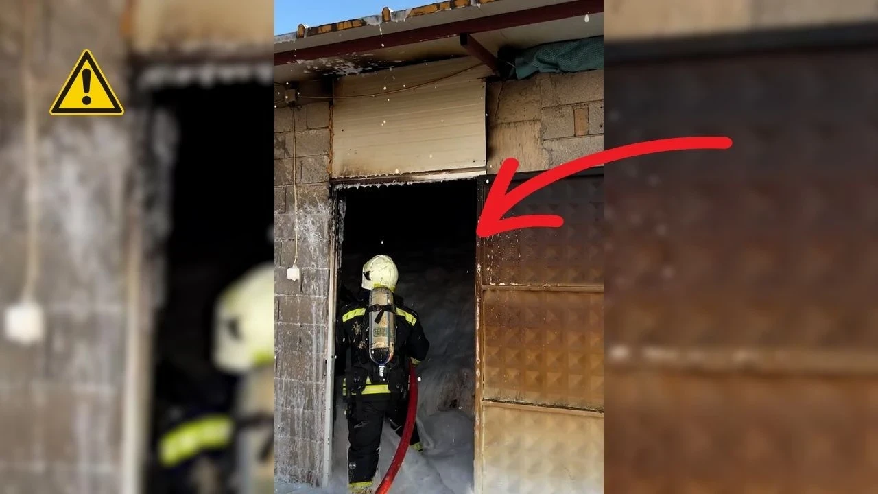 Kahramanmaraş'ta sabah saatlerinde çıkan ahır yangını paniğe neden oldu, can kaybı yaşanmadı.