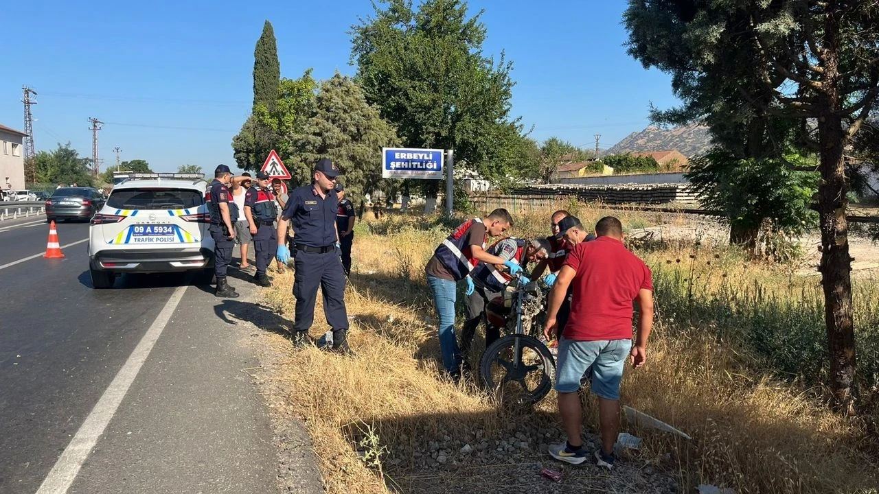 Aydın'da motosiklet kazasında 44 yaşındaki sürücü hayatını kaybetti