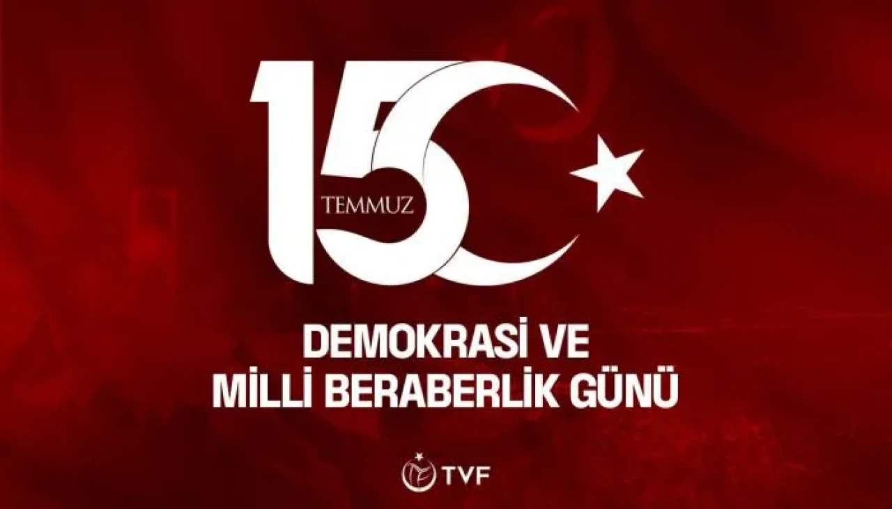 Spor camiası 15 Temmuz'da demokrasi ve şehitleri andı, birlik mesajları verildi.