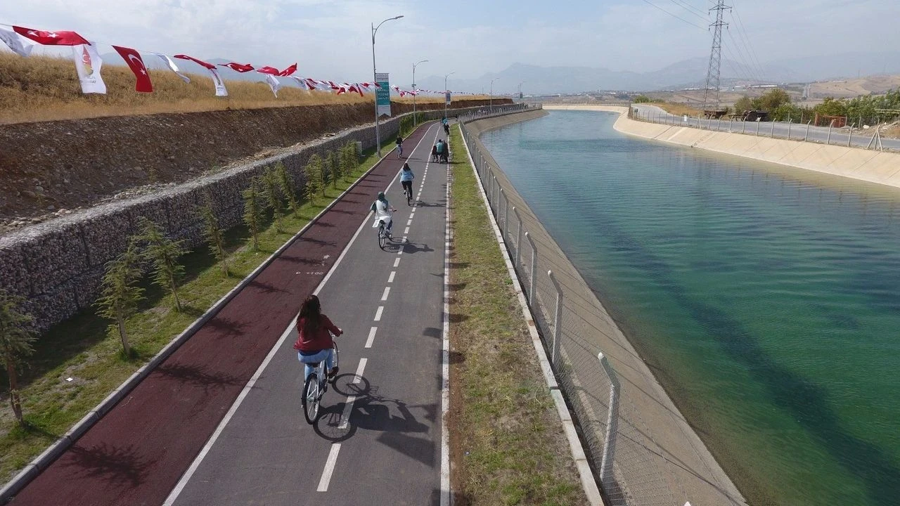 Kahramanmaraş'ta 9 km'lik spor parkuru, bisiklet ve yürüyüş tutkunlarına yeni bir nefes alanı sunuyor