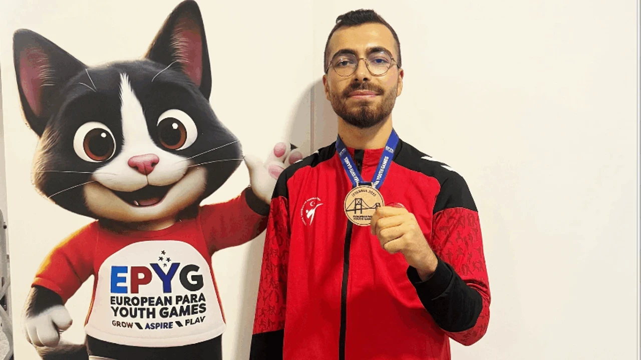 Osman Ertürk, Avrupa Para Gençlik Oyunları'nda altın madalya kazandı