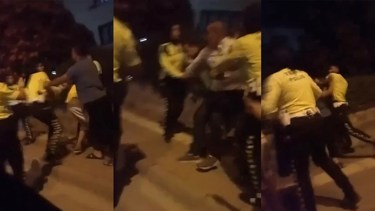 Ehliyetsiz sürücü tartışma çıkardı, polis biber gazı kullandı