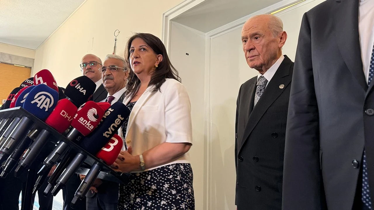 MHP lideri Bahçeli, DEM Parti heyetiyle görüştü