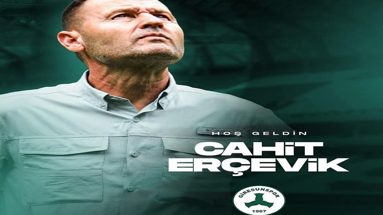 Giresunspor'un yeni teknik direktörü Cahit Erçevik göreve başladı, hedef şampiyonluk!