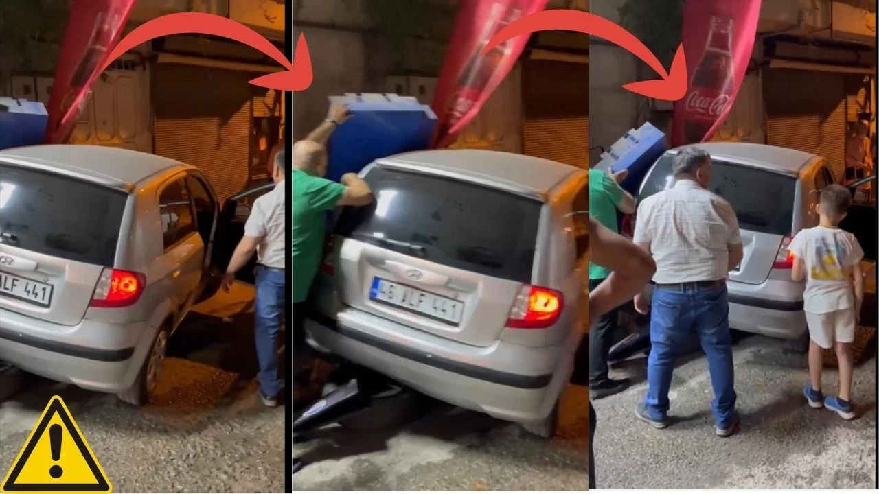Kahramanmaraş'ta Şekerleme Dükkanı Önünde Kontrolsüz Araç Kazası!
