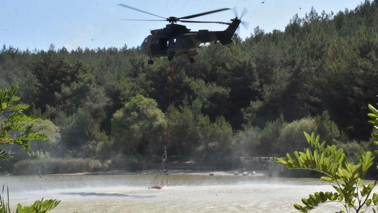 İzmir'deki orman yangınına 2 gözaltı, hava ve kara ekipleriyle müdahale sürüyor