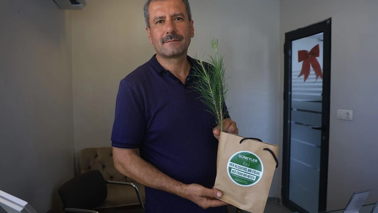 Güneyler Kuyumculuk'tan orman yangınlarına karşı 2 bin çam fidanı kampanyası başlatıldı.