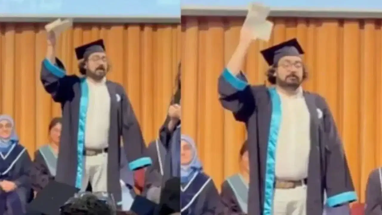 Doruk Dörücü, İmamoğlu'na destek için diplomasını yırttı, gözaltına alındı!