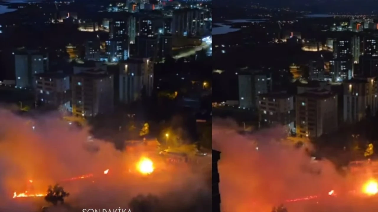 Kahramanmaraş'ta Otluk Alanda Yangın, İtfaiye Zamanında Müdahale Etti