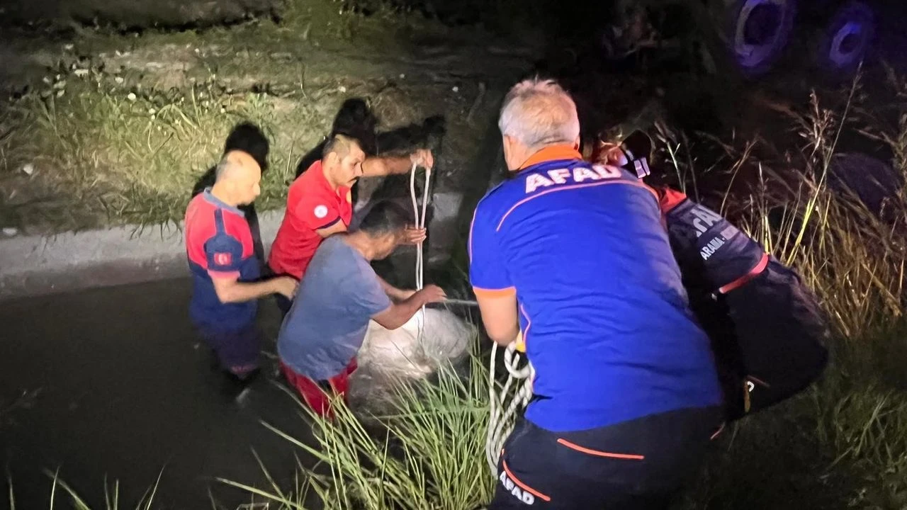 Osmaniye'de otomobil sulama kanalına düşerek 1 kişi hayatını kaybetti, soruşturma sürüyor