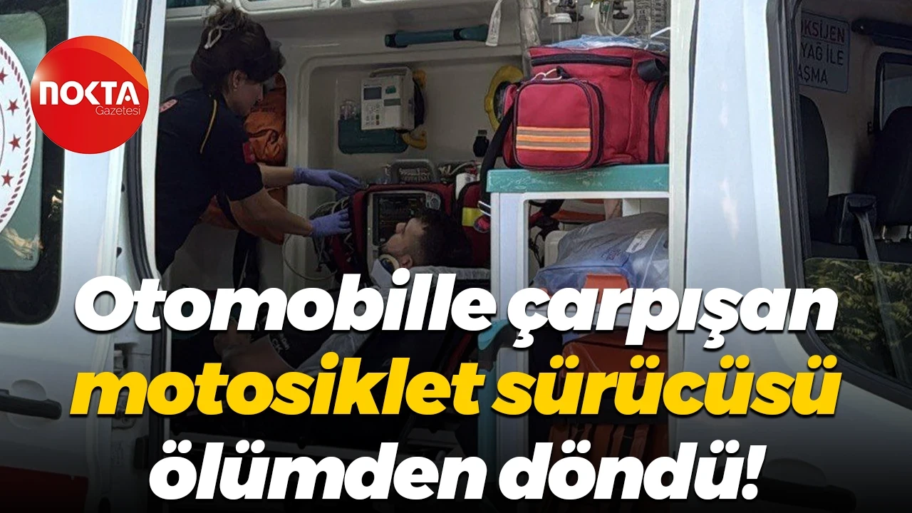 Gebze'de motosiklet-kaza: Sürücü hastaneye kaldırıldı