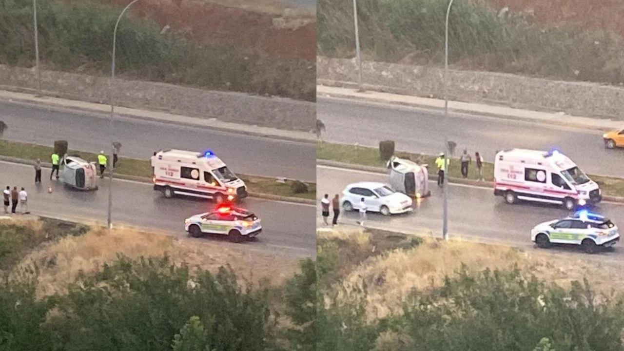 Onikişubat'ta Takla Atan Araçta Yaralanma Yok, Güvenlik Önlemleri Talep Ediliyor