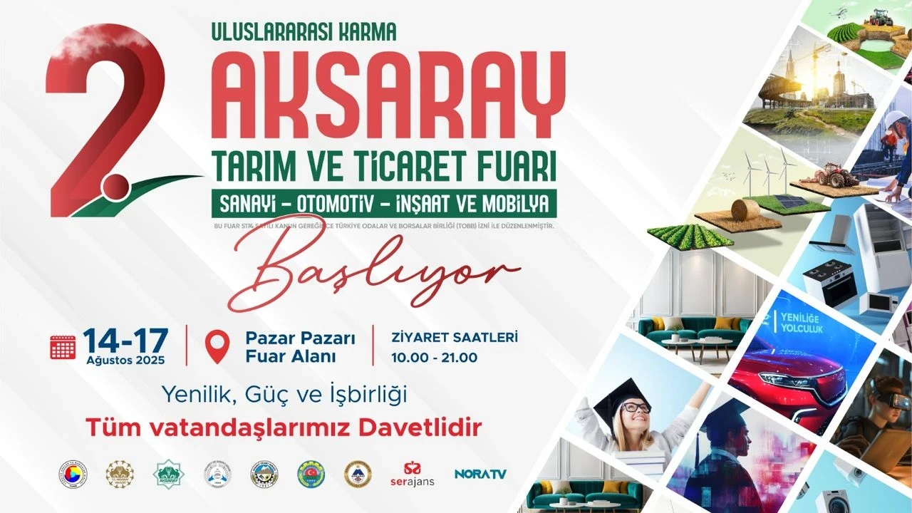 Aksaray'da Yenilik ve İş Birliği Temalı Fuar Başlıyor!