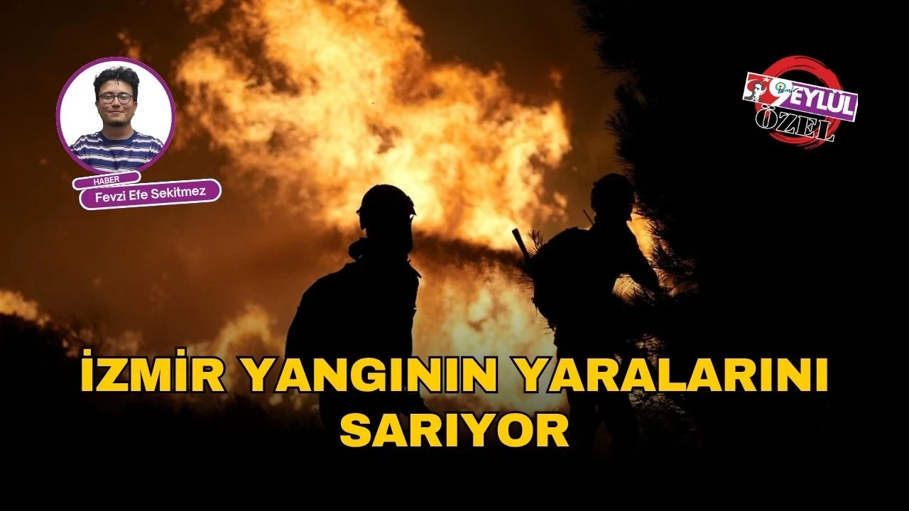 İzmir’in Kıyılarında Yangın Sonrası Yeniden Yapılanma Çalışmaları Başladı