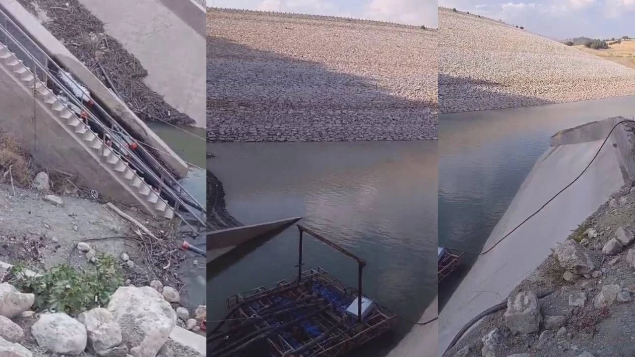 Ayvalı Barajı'nda su seviyesi kritik seviyelere düştü, vatandaşlar endişeli