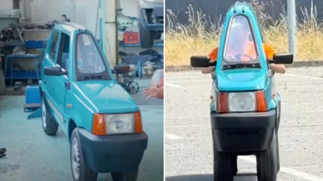 Dünyanın En Dar Otomobili: Andrea Marazzi'nin Yenilikçi Fiat Panda Projesi